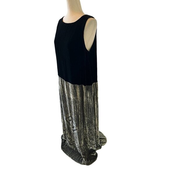 Citron Santa Monica Green Burnout Velvet Dress Topper Jacket Set Geometric Silk - Picture 7 of 16